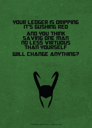 Loki Quote : Avengers movie
