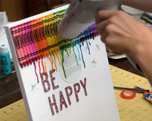 Creative Melted Crayon Art / For the Home | Fiskars