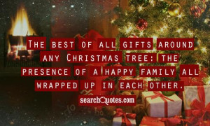 Family Quotes And Sayings For Christmas. QuotesGram