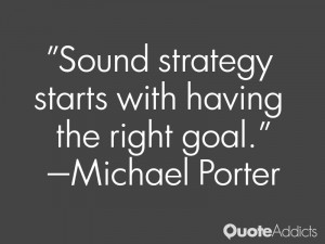 Sound strategy starts with having the right goal Wallpaper 1