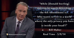 Bill Maher on Privacy