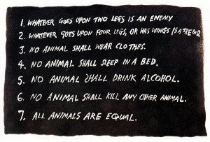 George Orwell’s Animal Farm Illustrated by Ralph Steadman