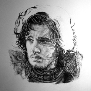Jon Snow And Ghost Mnutemen