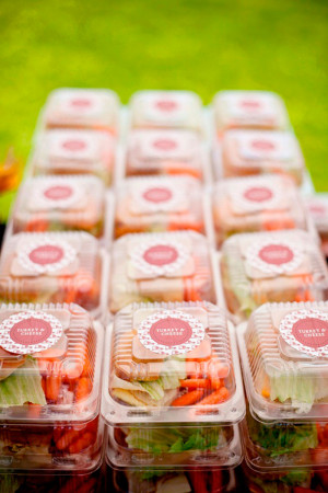 Algumas opções de salgado para servir