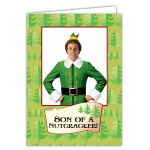 Son Of A Nutcracker Buddy the Elf Christmas Cards