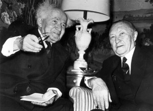 David Ben Gurion zu Besuch bei Konrad Adenauer