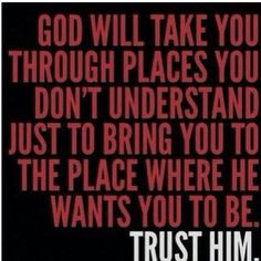 GOD is in Control just trust HIM