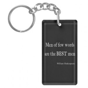 Shakespeare Quote Best Men of Few Words Quotes Single-Sided ...