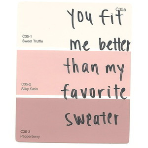 Paint swatch quotes
