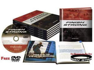 Finish Strong Book - DVD & FREE Wristband