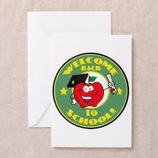 Welcome Back to School Apple Greeting Cards (Pk of for
