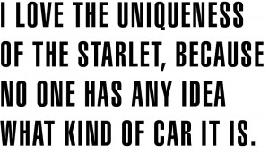 Eric Bizek on his Toyota Starlet