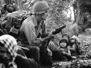 Snipers Fire, American Paratrooper, Vietnamese Children, Vietnam Wars ...