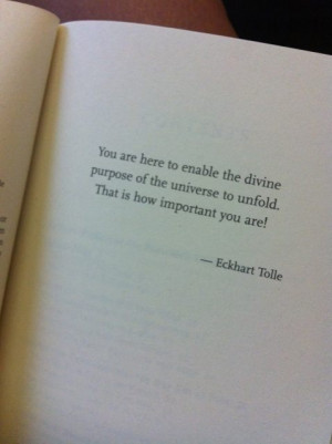 The Power of Now Eckhart Tolle #life #purpose #YOU