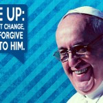 Never Give Up – Pope Francis Facebook Cover