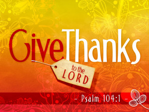 Have a blessed Thanksgiving