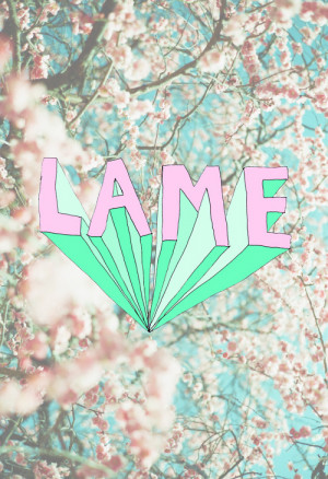 random hipster landscape Grunge blue flowers pink colors bored girly ...