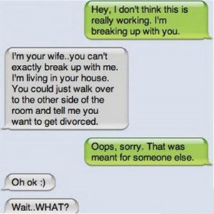 Horrible Breakup Texts