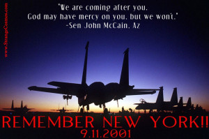SEN JOHN McCAIN QUOTE WITH JET SILHOUETTES