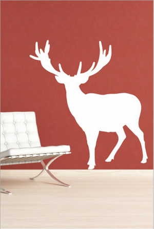 Hot vente ELK Noël ... Sculpture Funny Quotes Salon DIY mur de vinyle ...