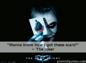 Famous Joker Quotes Dark Knight The jokers photos