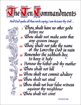 Satanic Bible Verses Commandments Bible 10 commandments