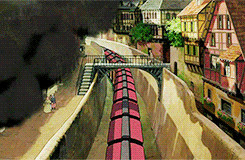 gifs howl's moving castle spirited away studio ghibli castle in the ...