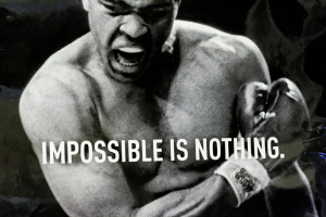 is nothing muhammad ali wallpaper impossible is nothing muhammad ali ...