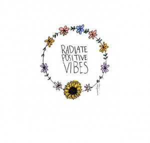 Radiate positive vibes! (I love the flower thing) tumblr transparents