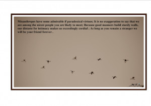 Misanthrope Quotes On misanthropes