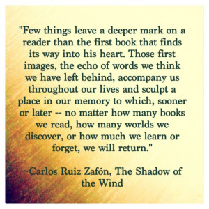 ... Quotes Shadow Of The Wind, The Shadow Of The Wind Quotes, Favorite