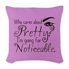 ... going for noticeable. Christina quote on a pink pillow for #Divergent