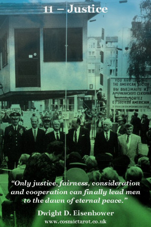 Justice in the Tarot of Quotes