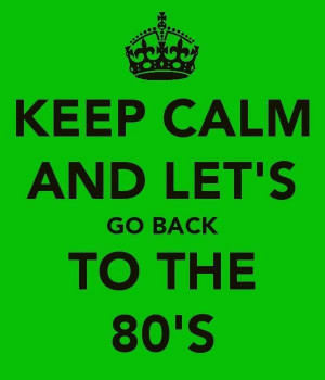 Travel back to the 80's