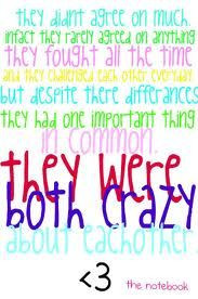 This quote represents how crazy Noah and Allie were about each other ...