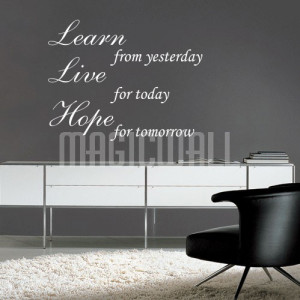 Home » Learn Live Hope - Wall Quotes - Wall Decals Stickers