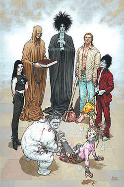 The Endless, as depicted on promotional artwork for The Sandman ...