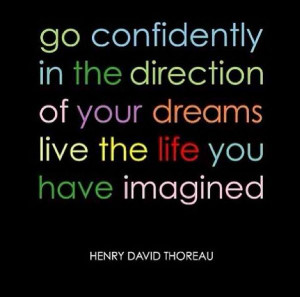 Confidence Boost: Inspirational Quote, Henrydavidthoreau, Life, Dreams ...