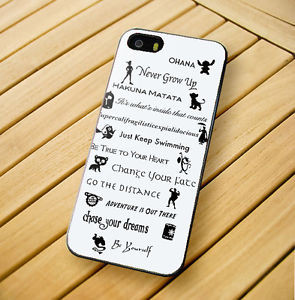 Details about Disney quotes Princess Cute Apple iPhone 5 5s Case
