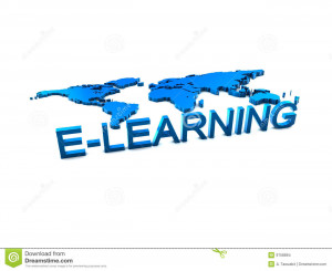 Stock Images: Elearning logo for education