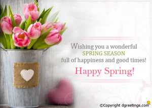 Spring Greeting Cards Quotes