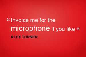 Invoice me for the microphone if you like