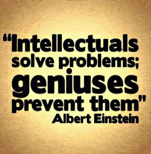 Intellectual vs. Genius