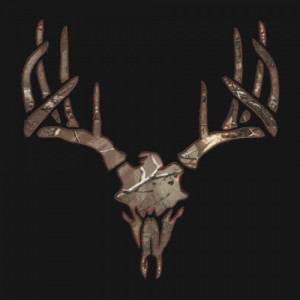 Home Mens Casual Wear Hoodies Ripped Skull Appliqué