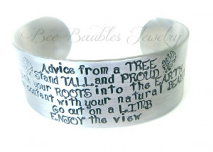 hand stamped jewelry quote cuff beebaublesjewelry