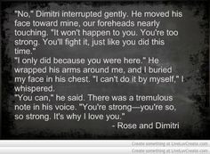 Vampire Academy Quotes | Rose and Dimitri | They are talking about the ...
