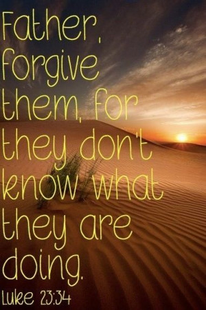 Forgiving God.
