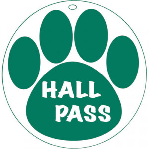 Hall Pass Clip Art