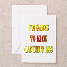 Kick Cancer's Ass Greeting Cards (Pk of 10) for