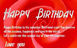Happy Birthday Love Quotes for Boyfriend